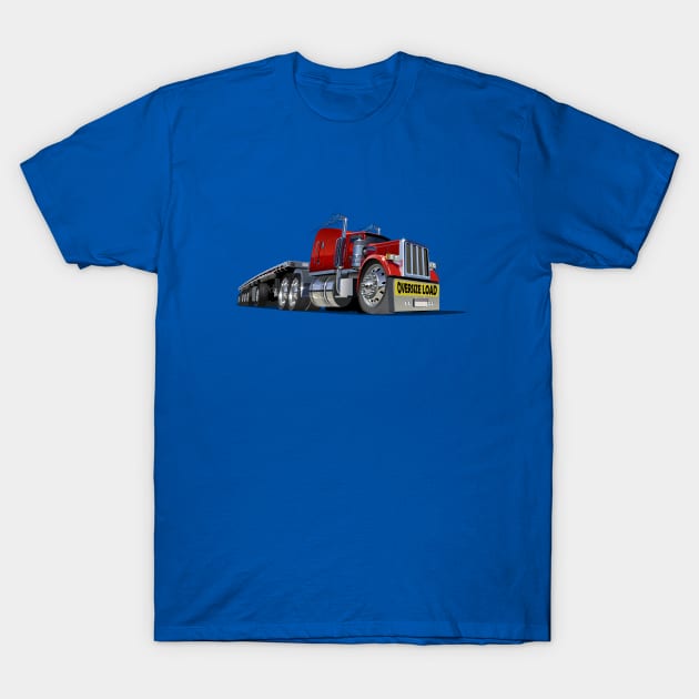 Cartoon oversize load transporter T-Shirt by Mechanik